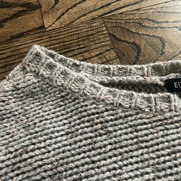 Eileen Fisher Bateau Neck Box Top Sweater XL RARE - Picture 6 of 7